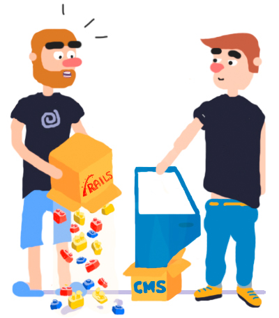 Web developers before work